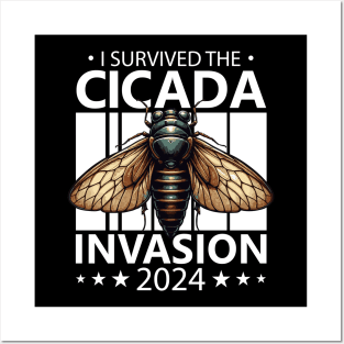 I Survived The Cicada Invasion 2024 Brood X Posters and Art